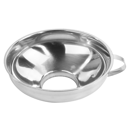 Set van 4 roestvrijstalen Funnels voor Jam, Hopper met handvat en glazen lifter voor het overbrengen van Specerijen, Vloeistoffen, Poeder, Bonen en Jam