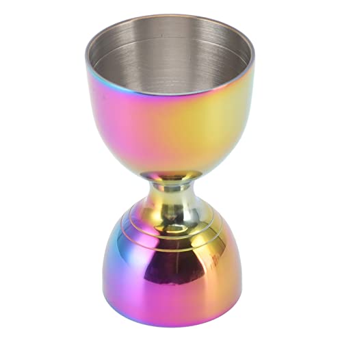 Shot maatregel Jigger, Minder afval Bar Jigger Roestvrij staal voor Drank(30/60ml Kleurrijk) 3