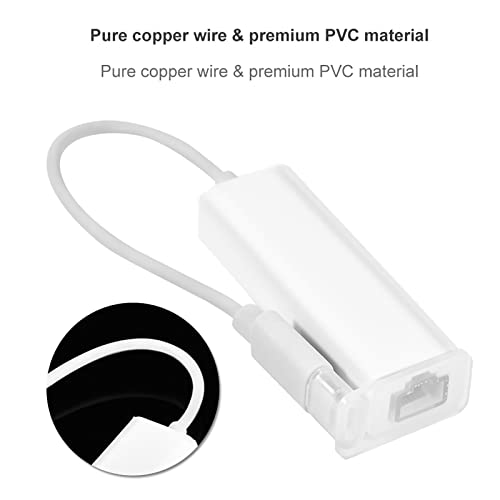 Portable Type C to RJ45 Adapter, USB 3.1 Type-C Type 100Mbps Ethernet LAN Network Adapter Converter voor Computer USB-C Network Laptop 5