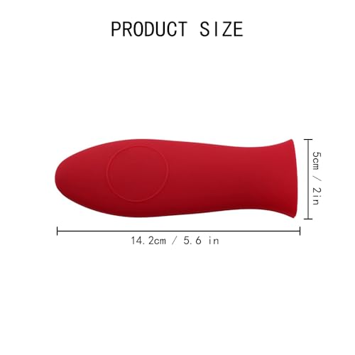3Stuks Siliconen hete handgreep houder, anti-slip Pothouder hittebestendig Pot handvat Pan Mouwen hittebeschermer Cast Iron Skilet Handvat Hoes Veilig Rubber Grip Handle Dekking voor