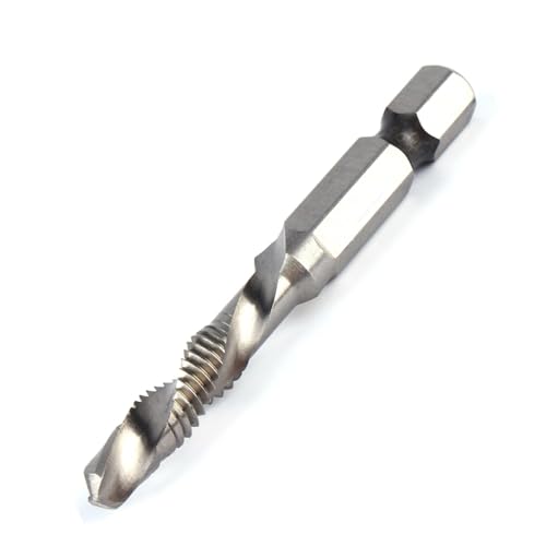 M6 Boor, Hex Tap, M6 HSS 1/4 HS Shank Drill Bits Threaded Metric Tap Boor, Tapers & Dies 3