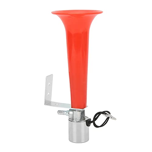 180DB Red Air Horn Universal 12V/24V Caravan Druk Fluit Horn voor Auto's Vrachtwagens SUV's Motorfietsen-Truck Fluit Trumpet