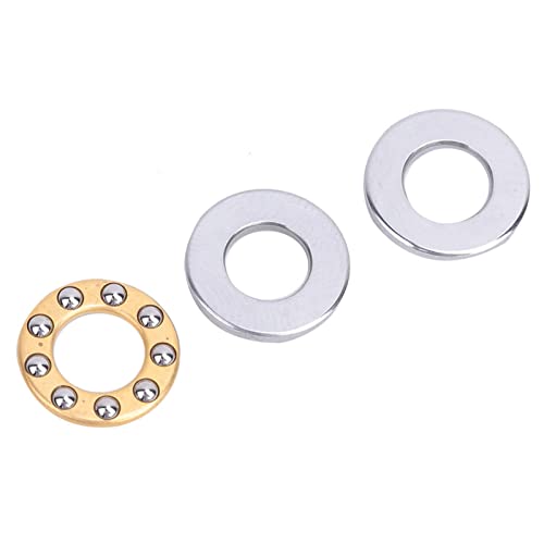 10 st. Miniatuur kogeldruklagers Hoge precisie vlakstaal lagers Set binnenwieldiameter Ca. 6mm voor onderhoud huishouden(F6-12M 6 * 12 * 4,5mm(10st)) 3