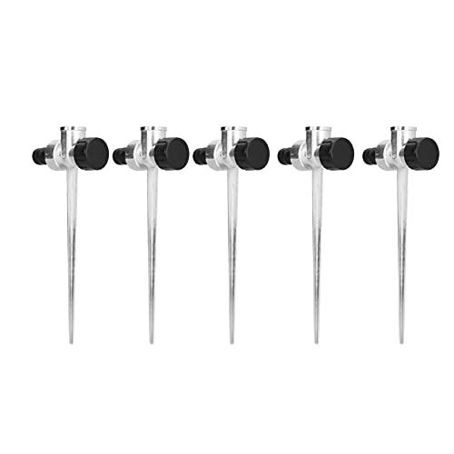 Gazonsproeier Spike 5 STKS - 1/2 Inch Binnendraadconnector Antiroestmetaal - Zeer Efficiënt voor Gazonirrigatie, Balkons, Plantenbewatering en Tuin 4