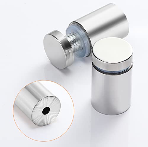 100x afstandhouders montage kleine onderdelen reclame glas acryl afstandhouders, roestvrij staal afstandhouders, 12X25mm, met schroef bevestiging accessoires 5