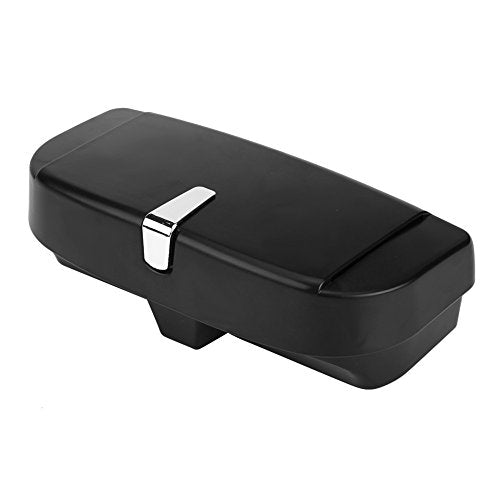 Auto zonnebril houder ABS auto glazen geval opslaghouder Clip Case Organisator Box Universiële glazen Organisator met ticket kaart clip, zwart