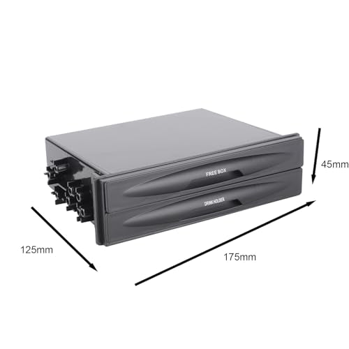 Auto multifunctionele auto oordoos,universele auto auto Din Radio Pocket Drinkbeker houder + Auto oor Box Auto interieur accessoires 4