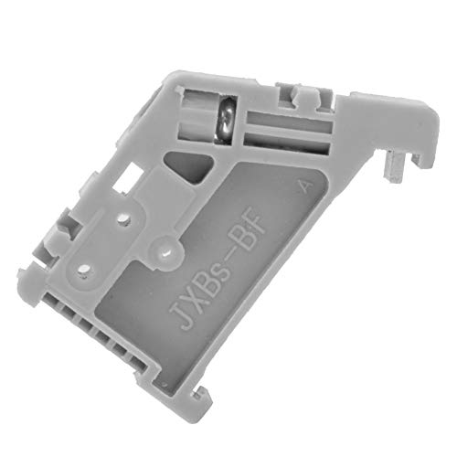 35mm Din Rail Terminal Block Terminal Stopper Montage Clips Gray Schroef vast type voor elektrische distributie Plastic 50 stuks (B) 3