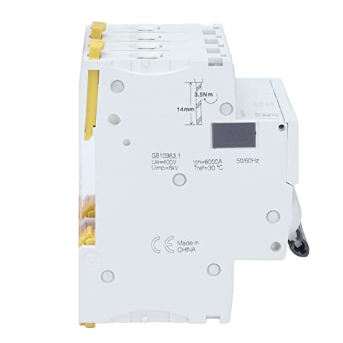 Dwergschakelaar AC 400V 63A 4P Din Rail Mounting House Overload bescherming Luchtschakelaar voor residentiële Verlichting distributielijnen zonne-PV-systeem 3
