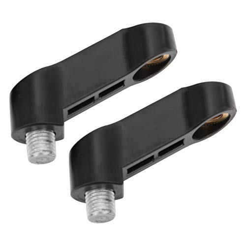 Motorfiets Spiegel Risers Hoogte verlenging adapters, 2Pcs M10 Rearview Mirror Side Mirror Mount Extender Universal Accessory