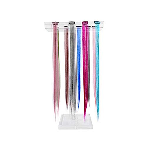 Haarverlengstuk Stand, Transparante Haarverlengstuk Houder Acryl Heldere Haarverlengstuk Houder Organisator voor Schoonheidssalon en thuis