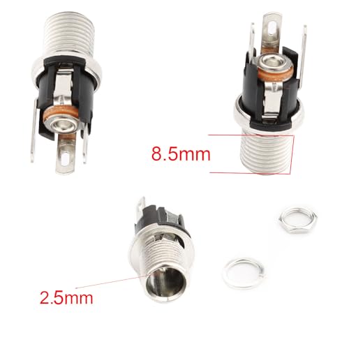 10PCS 5.5 x 2,5mm DC voedingsconnector, 12 volt vat connector, vat jack panel mount, 10PCS vat voeding plug 10PCS Waterdichte dop, voor CCTV Security Camera Adapter 3