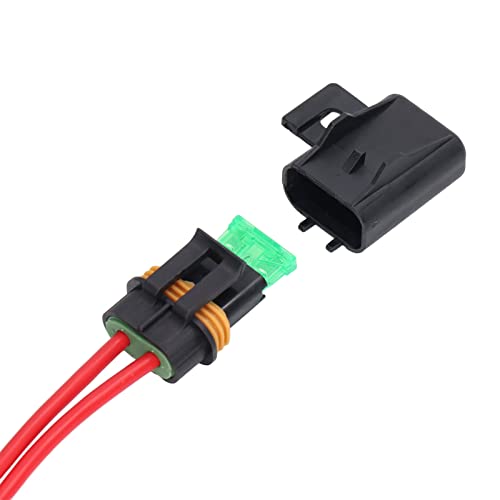 6Pcs Inline Fuse Holder IP66 Waterdichte 12AWG 30A Blade Bedrading Hang voor Boot Auto Professionele Accessoires 3