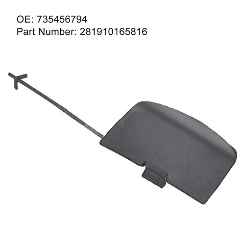 voorste bumper trekkap, ongeschilderde voorbumper trekstang kap 735456794 Geschikt voor 500 07-15 3