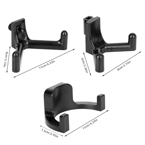 3Pc opslag haakjes voor Suncast, Plastic Y en U Shape Tool Hooks Dubbele hoofd Gazebo Accessoires Compatibel met Suncast Craftsman