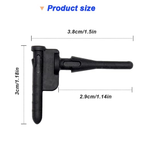 Black Rubber PC CPU Ventilator Vermindert Schroefgeluiden, Anti-Vibratie, Computer Koel Ventilator, Zachte Rubber Montage Schroeven (verpakking van 50)