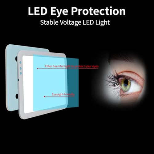 Light Box voor Traceren, LED-lichtpad verstelbaar 6 Helderheidsniveau Lightbox 3 Kleur Temperatuurmodus Lichtbord voor tekenen, schilderen, Schetsen 13.78 X 10.24 Inch (Plastic 4