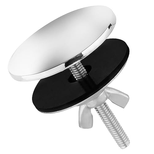 Wasbak Hoes voor Gat, 5cm Roestvrij staal Roos Faucet Gat Hoes Goede Afdichting Sink Faucet Gat Plug Tap Gat Hoes om Leakage te voorkomen (Zilver)