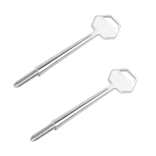 2 st Universele deurbeveiliging Rack Bolt sleutel, raamsleutel, zinklegering Star sleutel, slot Bolt sleutel voor deuren en ramen sloten, sleutel lengte 106m m