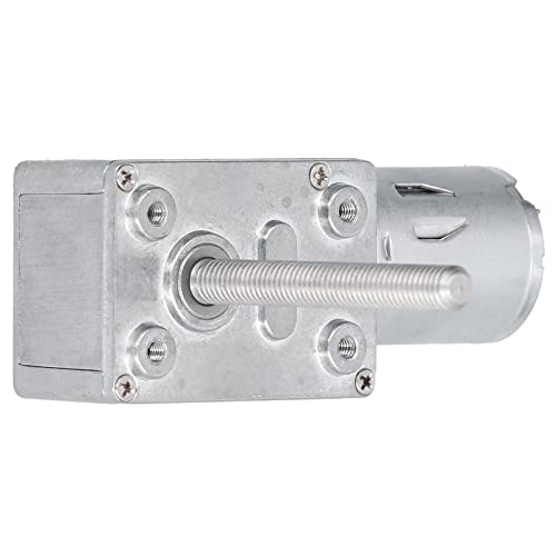 Versnellingsmotor, M6 zelfremmende wormmotor, snelheidsreductiemotor met 50Mm schacht JGY-370, tandwielmotor, versnellingsbakmotor (DC12V 10RPM)
