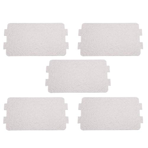 5Pcs Magnetron Oven Mica Plate Magnetron Waveguide Cover Replacement Accessory, 4.6 * 2,5 Inch/PC