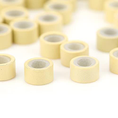 500 st Siliconen kralen Haarverlengstuk Tubes Haarvlechtende decoraties (#5) 3