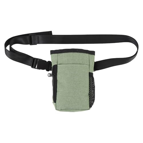 Draagbare hond Treat Bag, Multifunctionele Oxford Cloth Doggy Treat Snack Bag met waist riem schouderband voor Outdoor Walking Training