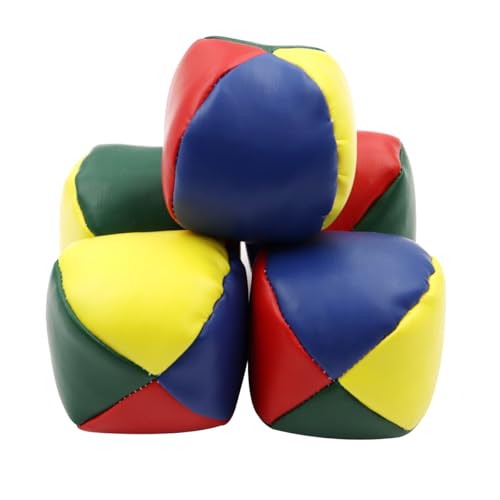 Zee 5 stuk kleurrijke jongleren bal Set, Stress Relief, Hand Eye Coördinatie, Interactieve Circus Games, Bal gooien