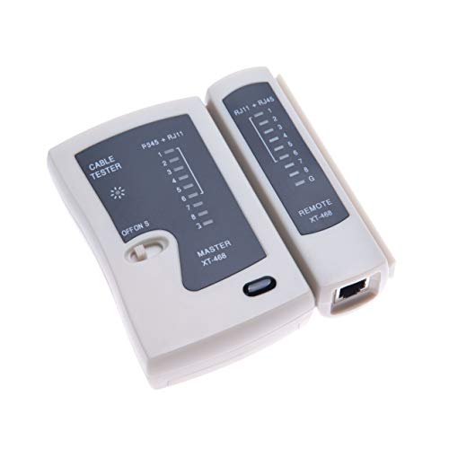LAN RJ45 RJ11 netwerkkabeltester, controleert open/korte klemmen en dwars door of dwars voor ISDN, ADSL, voedselnet, CAT7, Cat6e, CAT6, Cat5e, Cat5e, Cat5e, Cat5e, Cat5e, Cat5e, Cat5e, LSA Hulpmiddelen 3