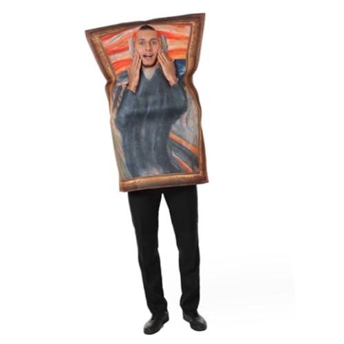Murals Cosplay Scream Outfit Grappig Art Kostuum Prop Scream Mural Cosplay Cosplay Art Kostuum voor Party