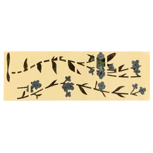 gitaar stickers, gitaar toets markers, elegante bloemen en planten stickers voor akoestische gitaar, elektrische gitaar, bas decor, muziekinstrument decoraties, verwijderbare DIY ze 3