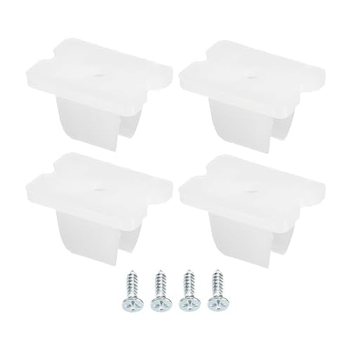 30 stuks Waterdichte LED Strip Montage Clips, Houder Montage Bracket Ondersteuning Bevestigingsklemmen Waterdichte LED Strip met Schroeven Geschikt voor 5-6mm Siliconen LED Strip Lights