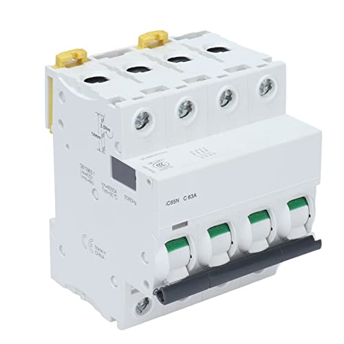 Dwergschakelaar AC 400V 63A 4P Din Rail Mounting House Overload bescherming Luchtschakelaar voor residentiële Verlichting distributielijnen zonne-PV-systeem