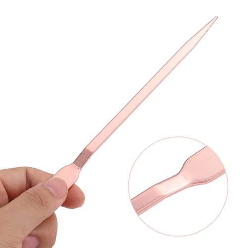 2 stuks briefopener, roestvrij staal briefopener Postopener voor Office School en thuis (Zilver en Rose Gold) 5