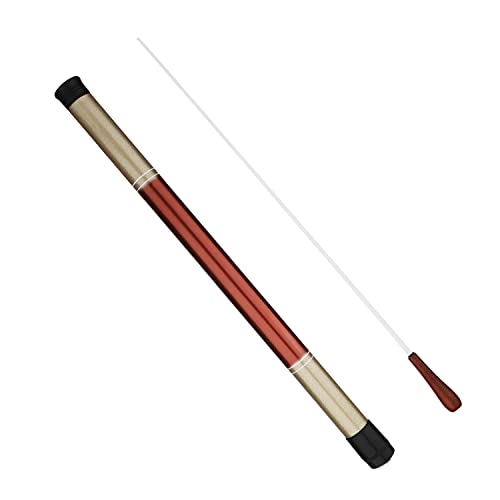 Dirigent Stick with Stick Case, 38cm Long Concert Stick Orchestra Stick Music Conducting Rod with Rosewood Handle for Orchestra Concert Band Music Performance