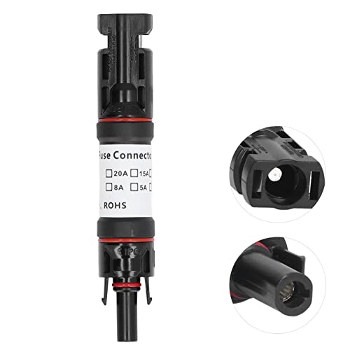 Solar PV Fuse Holder, Solar Pv Connector 1000V Fuse Connector 10A, Fuse, Solar en Wind Power Onderdelen en Accessoires (8A) 5
