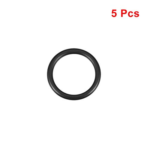 5Pc Nitril Rubber O-ringen, 38mm Buitendiameter 28mm Binnendiameter 5mm Breedte Metrische Sealing Ring, Rubber Ringen O-ringen Spacers voor Faucet Loodgiet Auto Reparatie 3