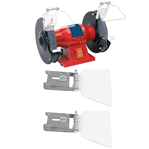 2Pcs Bench Grinder Eyeshield 304 Roestvrij stalen Case Tool Shield Attachment Accessoires voor Banktype 125/150/200/250 Grinder 3