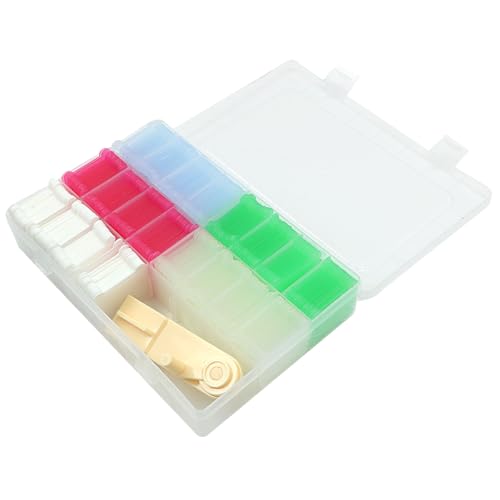 Zee borduurdraad met 24 Compartiments, Opbergdoos, Borduur Thread Spools met Garen Wrapper voor DIY Crafts Naaien
