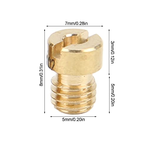 25 st. Carburator Jet Kit Metal Head Geschikt voor Carburators met M5 Nozzles Replacement Dellorto PHBG-Phbg