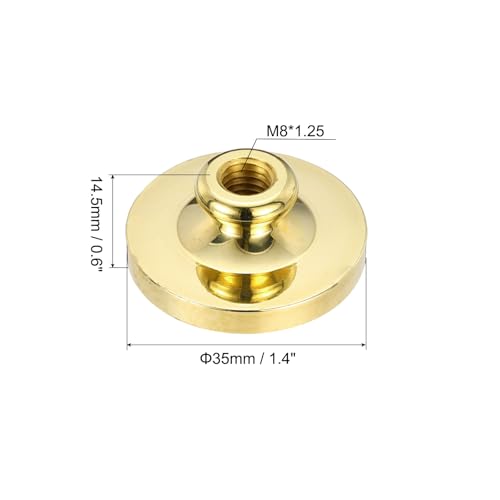 35mm Blanco Waszegel Stempel, 3 Pack Ronde Afdichting Was Stempel Vintage Retro Brass Hoofd voor Envelop Uitnodigingskaarten