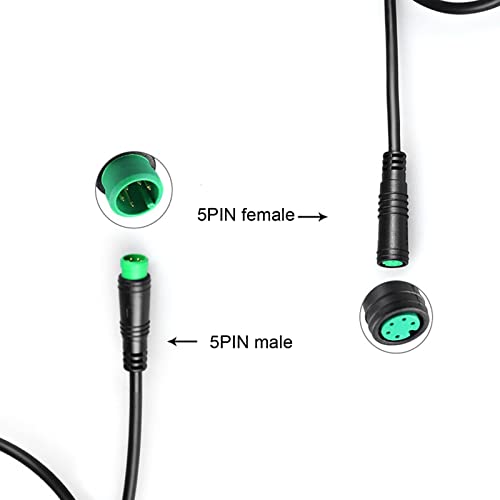 Fietscomputer uitbreiding Kabel, Waterdicht Elektrische Fietscomputer 5Pin uitbreiding Kabel voor Bafang 5