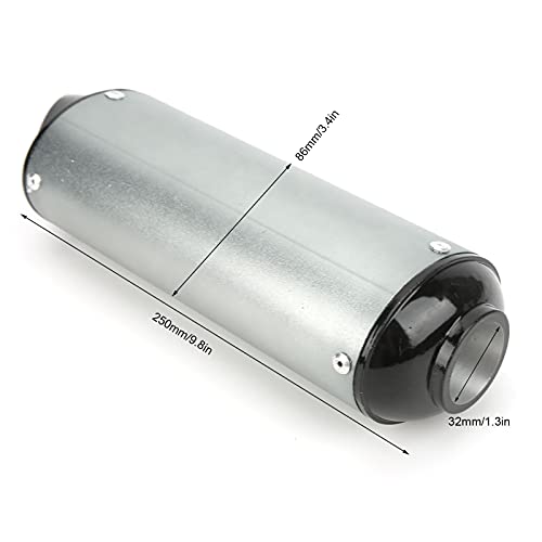 1.3 Inch uitlaat Muffler uitlaat Pijp Motorfiets uitlaat Muffler Fit voor 90cc 110cc 125cc 150cc 160cc ATV Pitfiets motorfiets