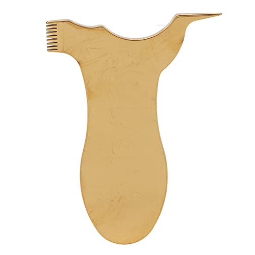 T V Y Vorm Comb - Gold Lash Lift Brush - Grafting Lash Lift Comb - Pering Tinting Curling Extensions Supplies Tool (T)