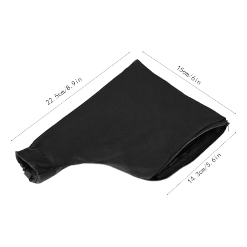 4 st. Black Planer Stofzak, verstelbare standaard stof verzamelaar zakken met rits lichtgewicht Miter Zag stofdicht Muis Sander Stofzak voor aluminiumzaag 255