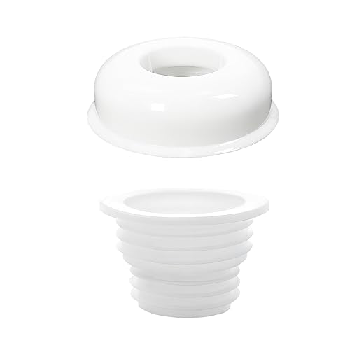 Drain Pipe Seal Deodorant, Drain Pipe Sealing Slang Siliconen Plug, Keuken Pijp Afdichting Ring, met Decoratieve Hoes, Geschikt voor gebruik met 50mm PVC Downspouts
