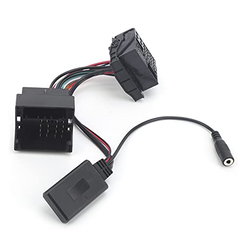 12Pin Bluetooth 5.0 AUX Audio Adapter met Microfoon 59.1in Kabel Geschikt voor Opel CD30 CDC40 CD70-Bluetooth voor Astra Cd30