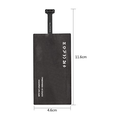 Qi Adapter USB C Outkitl Oplaadontvanger type C USB C Qi Draadloze Oplaadontvanger Inductie Oplader voor Smartphone met Type C Interface 4