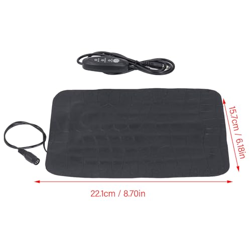 Zaaien Warmte Mat Consistente Temperatuurregeling Snelle en gelijkmatige Verwarming Wortel Verwarming voor binnentuinen met 3 snelheid Temperatuuraanpassing PU Leder (1522)