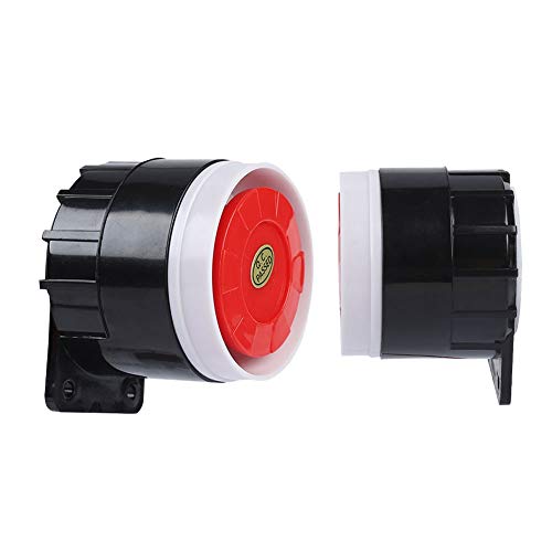 12 Volt Siren 120Db Dc 12V Mini Red Wired Horn Siren Geluid Alarm Systeem Waarschuwing Horn voor Home Security 5